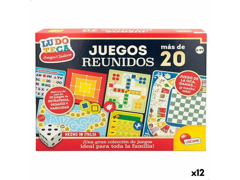 Настолна игра Lisciani Giochi Juegos reunidos 40 x 0,1 x 33 cm ES (12 броя)