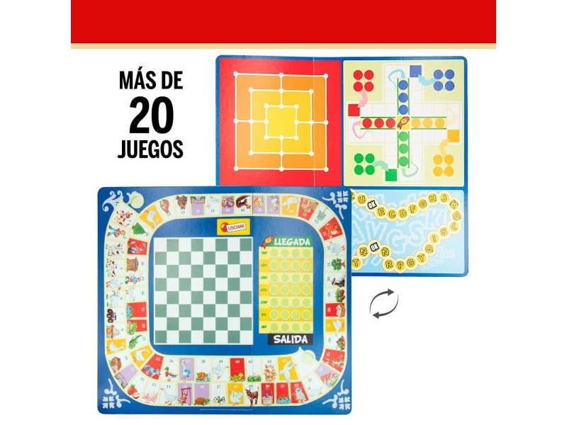 Настолна игра Lisciani Giochi Juegos reunidos 40 x 0,1 x 33 cm ES (12 броя)