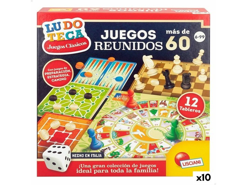 Настолна игра Lisciani Giochi Juegos reunidos 26 x 1 x 26 cm ES (10 броя)