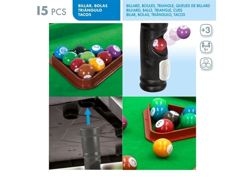 Маса за билярд CB Games 44,5 x 13 x 24,5 cm (12 броя)