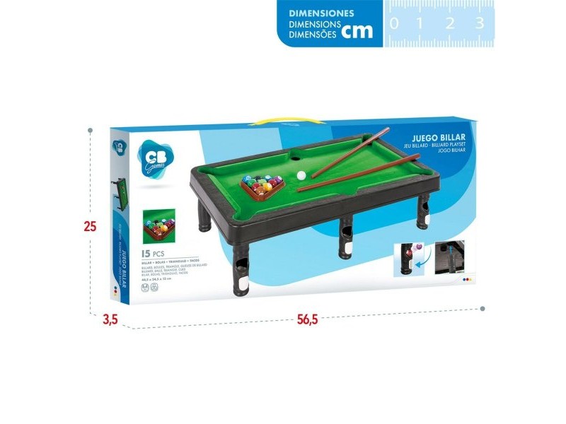 Маса за билярд CB Games 44,5 x 13 x 24,5 cm (12 броя)