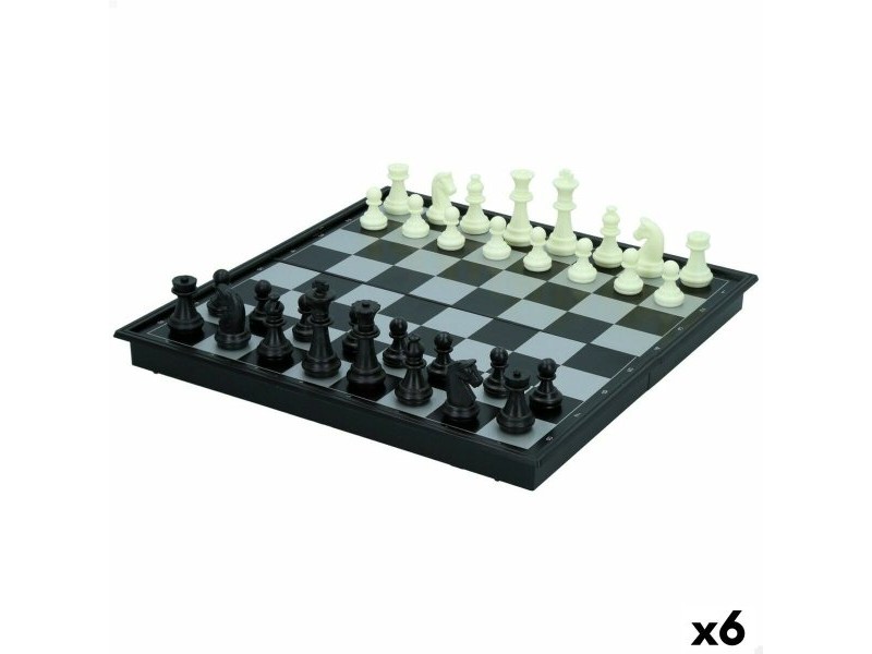 Дъска за Шах и Дама CB Games Пластмаса (6 броя)