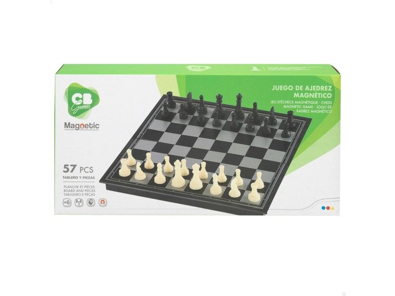 Дъска за Шах и Дама CB Games Пластмаса (6 броя)