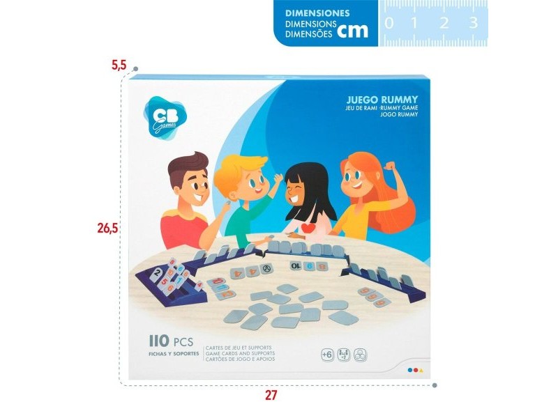 Настолна игра CB Games   26 x 3 x 10 cm (107 Части) (6 броя)