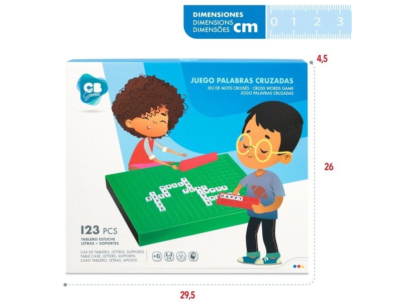 Игра с думи CB Games   25,5 x 3 x 19 cm (6 броя)