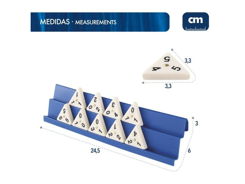 Настолна игра CB Games Rummi 24,5 x 3 x 6 cm (60 Части) (6 броя) Настолна игра CB Games Rummi 24,5 x 3 x 6 cm (60 Части) (6 броя)