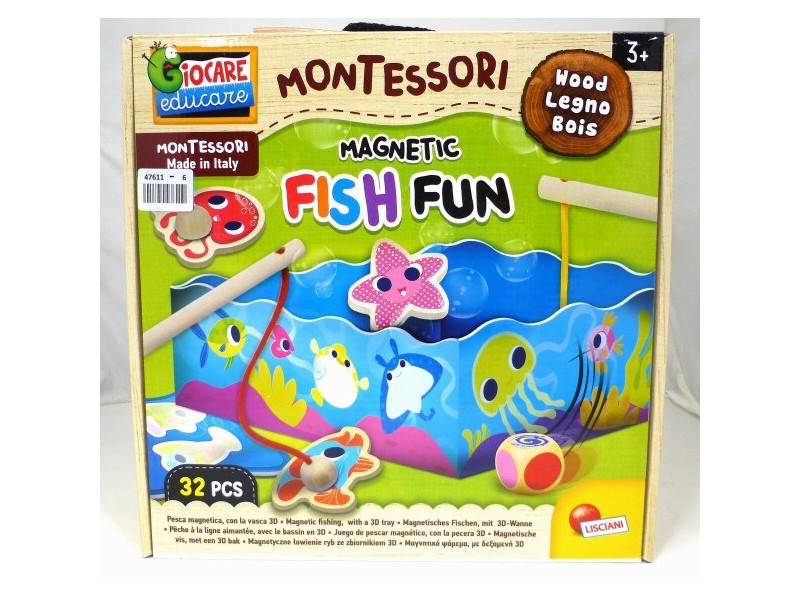 Настолна игра Lisciani Giochi Montessori Риболов (6 броя)