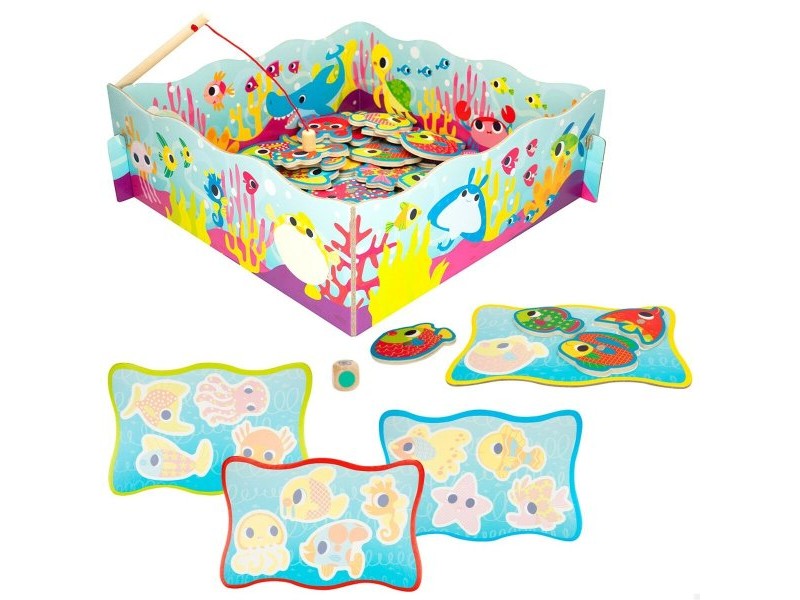 Настолна игра Lisciani Giochi Montessori Риболов (6 броя)