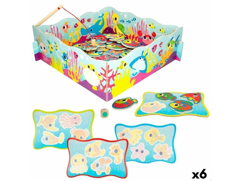 Настолна игра Lisciani Giochi Montessori Риболов (6 броя)