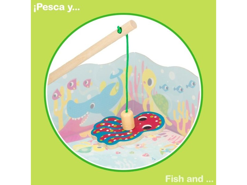 Настолна игра Lisciani Giochi Montessori Риболов (6 броя)