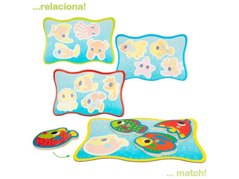 Настолна игра Lisciani Giochi Montessori Риболов (6 броя)