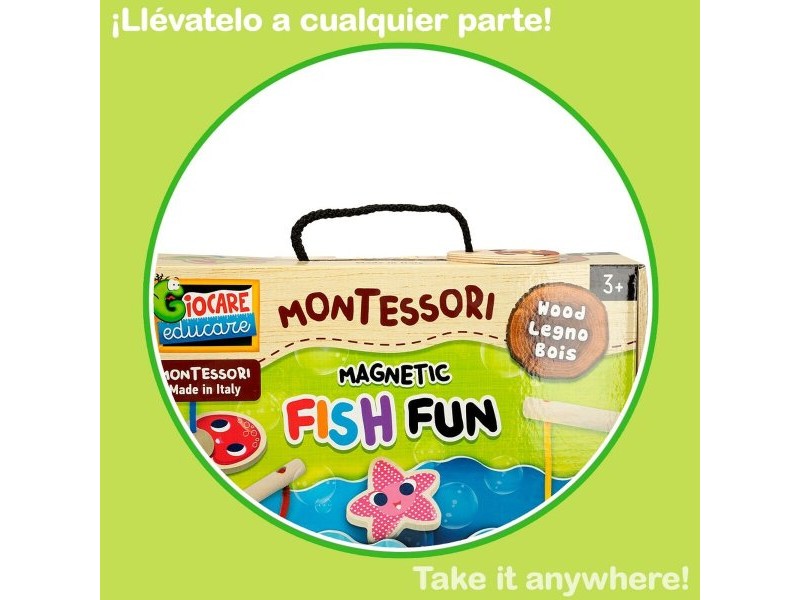 Настолна игра Lisciani Giochi Montessori Риболов (6 броя)