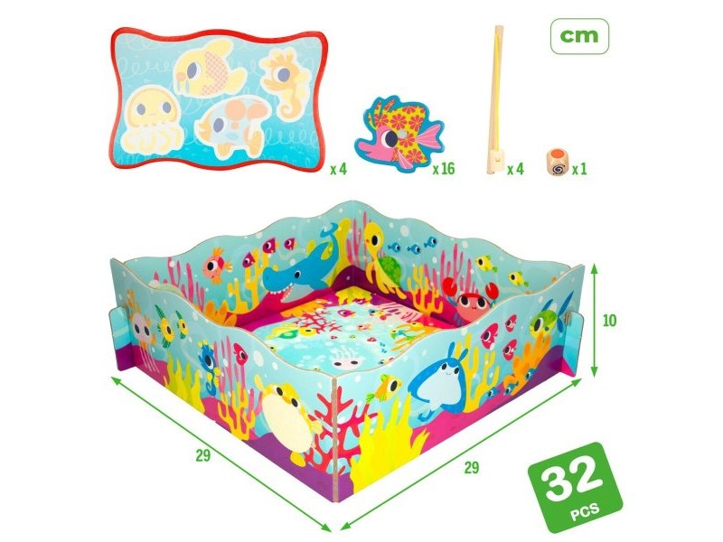 Настолна игра Lisciani Giochi Montessori Риболов (6 броя)