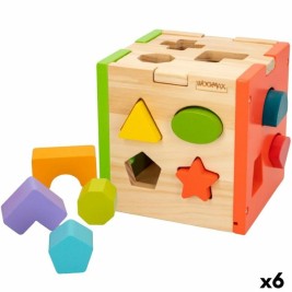 Детски Пъзел от Дърво Woomax 15 x 15 x 15 cm (6 броя)