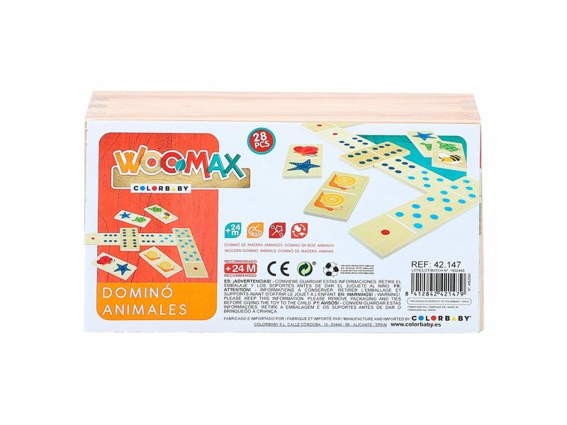 Домино Woomax Животни (12 броя)