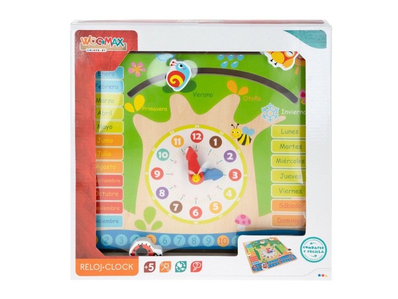 Образователна Игра Colorbaby Календар 30 x 30 x 3 cm (6 броя)