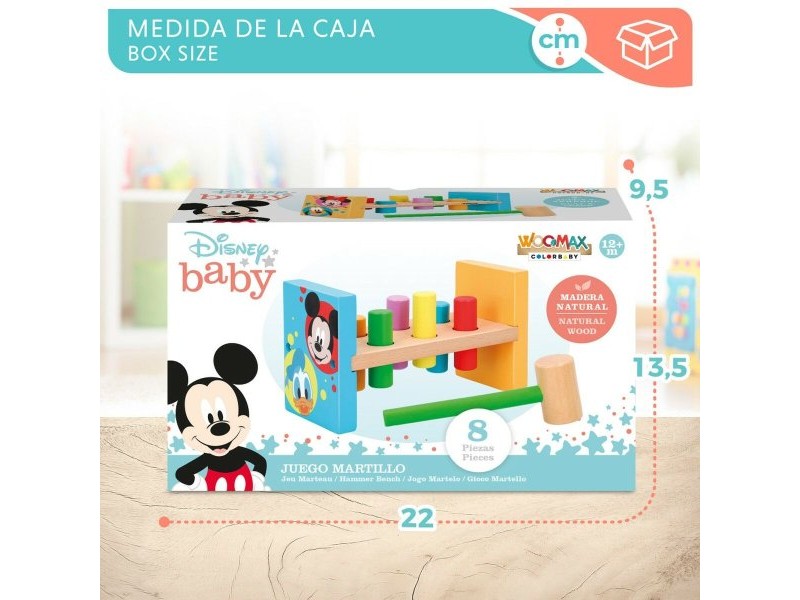 Образователна Игра Disney 8 Части 21 x 12 x 9 cm (6 броя)