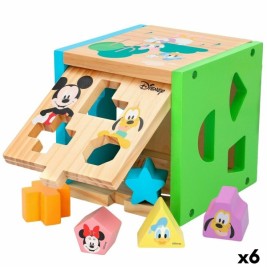 Детски Пъзел от Дърво Disney 14 Части 15 x 15 x 15 cm (6 броя)
