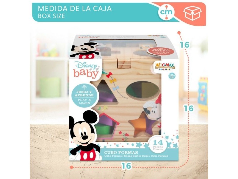 Детски Пъзел от Дърво Disney 14 Части 15 x 15 x 15 cm (6 броя) Детски Пъзел от Дърво Disney 14 Части 15 x 15 x 15 cm (6 броя)