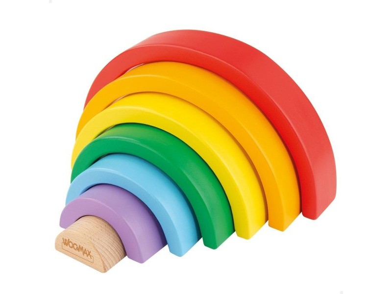 Игра за Умения Woomax Дъга 21 x 10 x 3,5 cm (12 броя)
