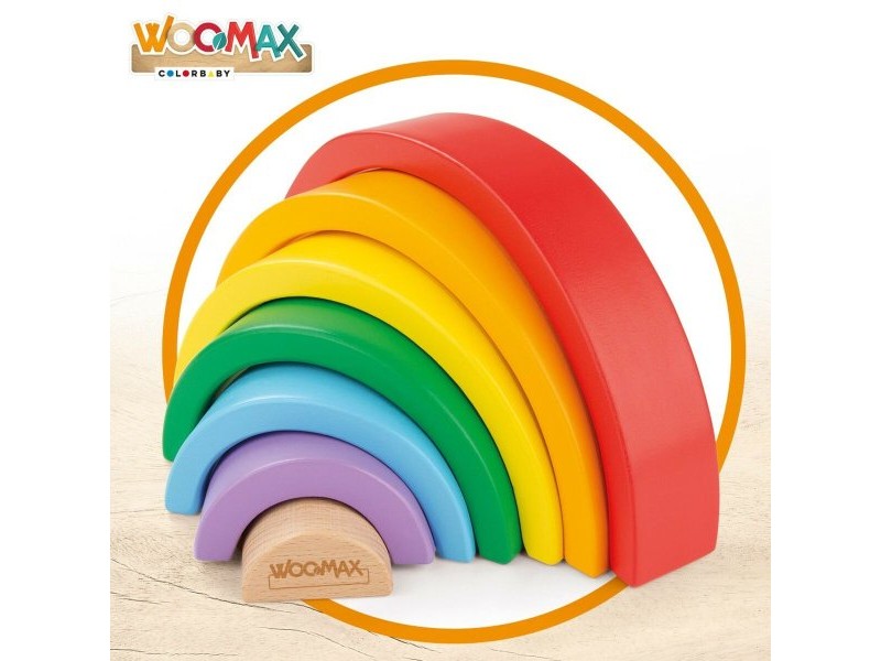 Игра за Умения Woomax Дъга 21 x 10 x 3,5 cm (12 броя)