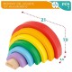 Игра за Умения Woomax Дъга 21 x 10 x 3,5 cm (12 броя)