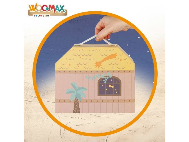 Рождествена Коледна Сцена Woomax 24,5 x 20,5 x 24,5 cm (15 Части) (6 броя)
