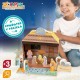 Рождествена Коледна Сцена Woomax 24,5 x 20,5 x 24,5 cm (15 Части) (6 броя)