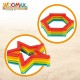 Строителна Игра Woomax 100 Части 10 x 0,5 x 1,8 cm (6 броя)