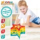 Строителна Игра Woomax 100 Части 10 x 0,5 x 1,8 cm (6 броя)