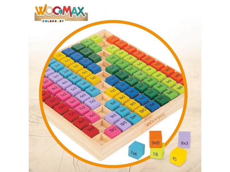 Игра за Умения Woomax 101 Части 19 x 2 x 19 cm (6 броя) Игра за Умения Woomax 101 Части 19 x 2 x 19 cm (6 броя)