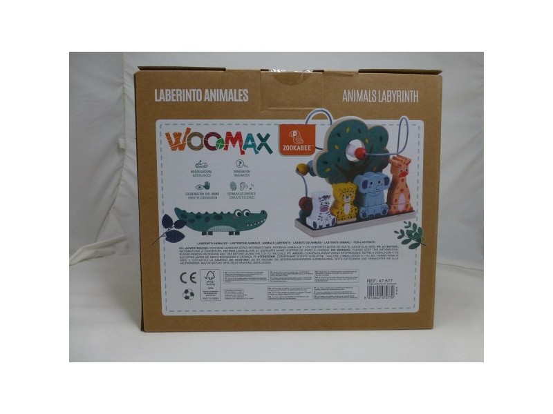 Бебешка Игра за Умения Woomax Животни 25 x 22 x 10 cm (6 броя)
