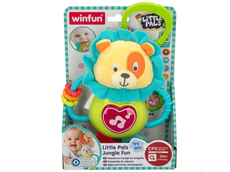 Плюшена Дрънкалка Winfun 14 x 19 x 6,5 cm (6 броя)
