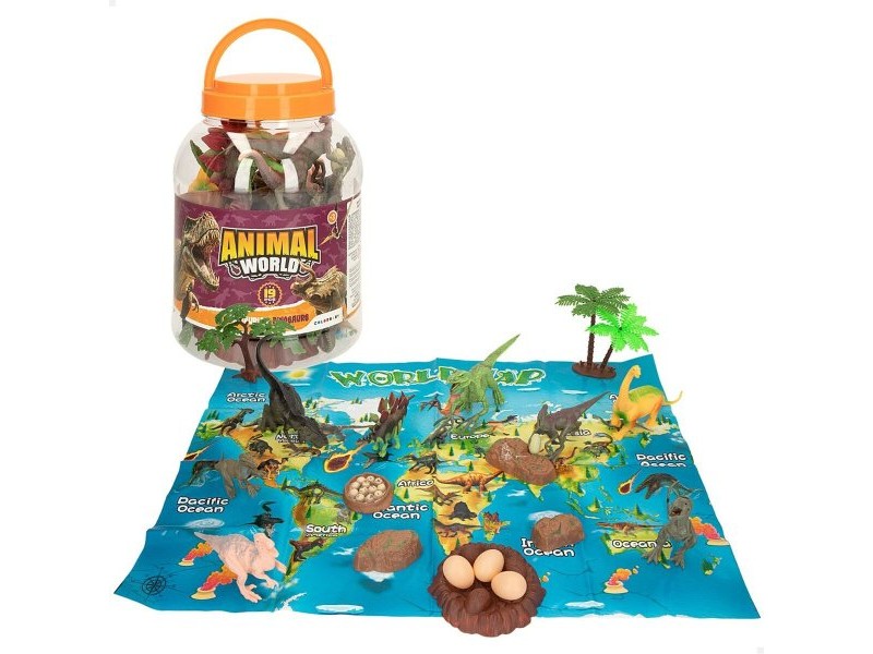 Playset Colorbaby 19 Части 6 броя 17 x 9 x 6 cm Динозаври