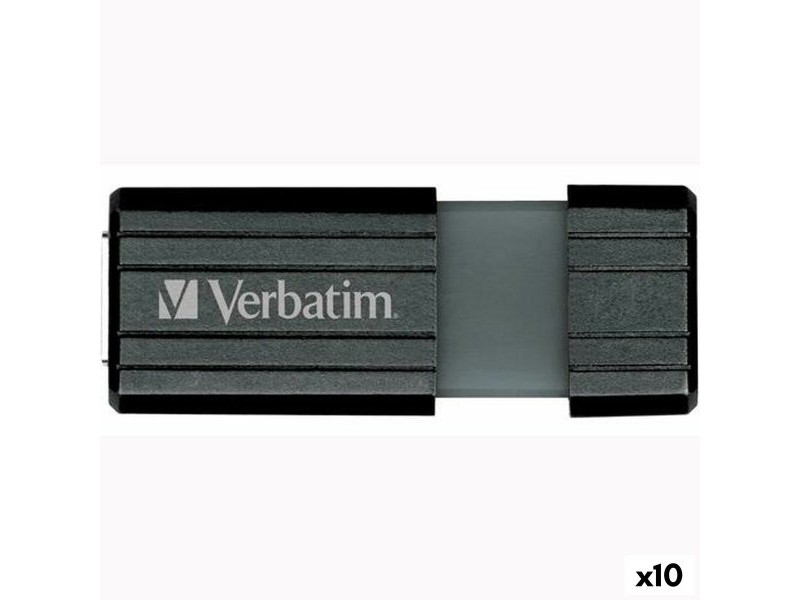 USB стик Verbatim Store'n'go Pinstripe Черен 8 GB