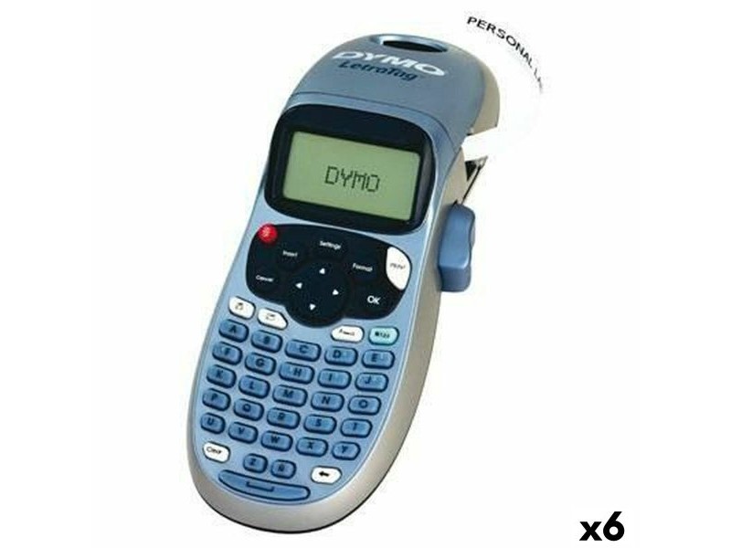 Електрически уред за етикети Dymo LetraTag LT-100H Син Сив (6 броя)