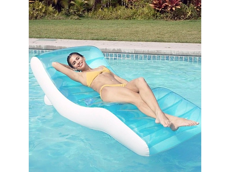Надуваем шезлонг Intex Син 191 x 67 x 89 cm (4 броя)