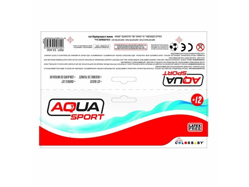 Тръба за шнорхел AquaSport Възрастен