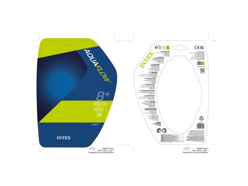 Очила за гмуркане Intex Surf Rider (12 броя)