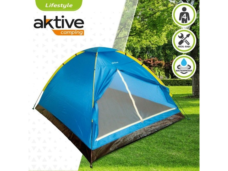Палатка Aktive 4 Хора 210 x 130 x 240 cm (4 броя)