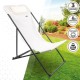Полулегнал шезлонг Aktive Бял 53 x 87 x 78 cm (4 броя) Полулегнал шезлонг Aktive Бял 53 x 87 x 78 cm (4 броя)
