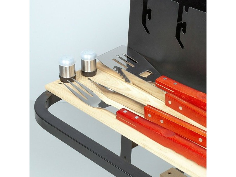 Комплект Прибори за Барбекю Aktive 7 Части Барбекю Неръждаема стомана 42 x 67 x 3 cm (4 броя)