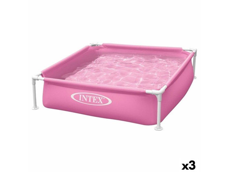 Басейн Подвижен Intex 342 L 122 x 30 x 122 cm Розов (3 броя)