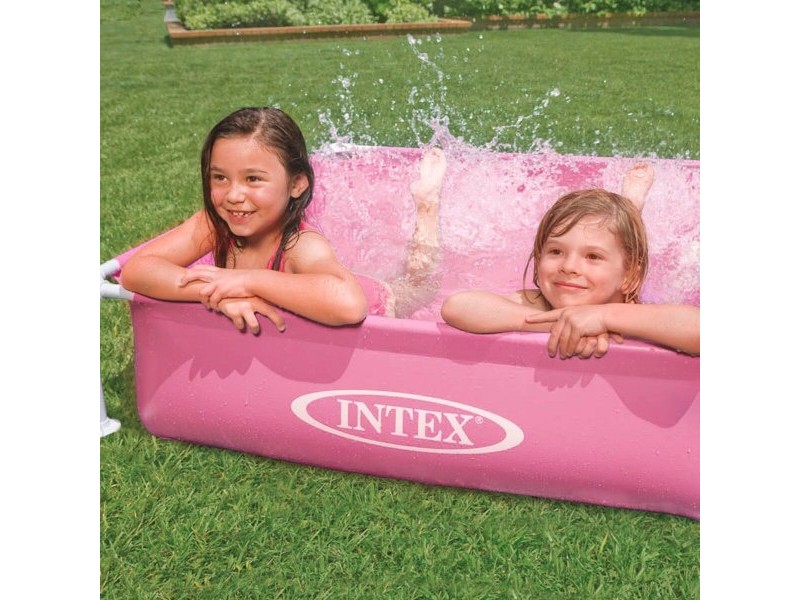 Басейн Подвижен Intex 342 L 122 x 30 x 122 cm Розов (3 броя)