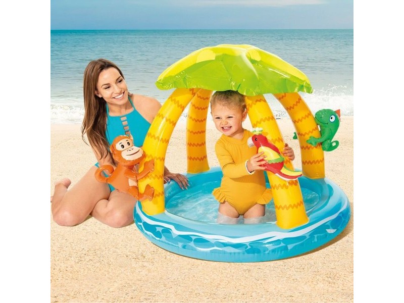 Детски басейн Intex Животни Остров 45 L 102 x 89 x 102 cm (6 броя)