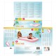 Детски басейн Intex Остров 90 L 167 x 26 x 101 cm Бял Розов (6 броя)