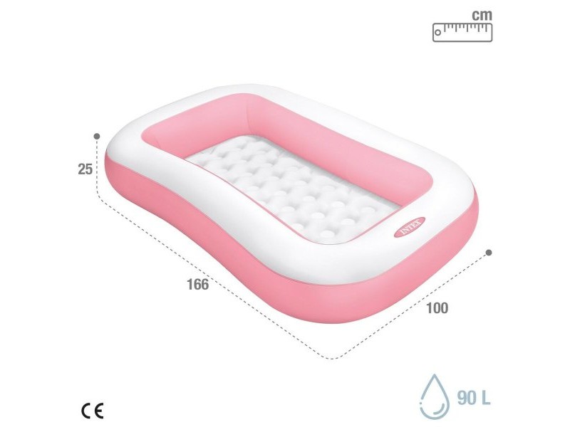 Детски басейн Intex Остров 90 L 167 x 26 x 101 cm Бял Розов (6 броя)