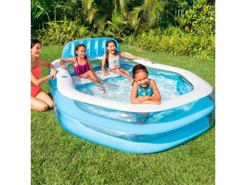 Надуваем Басейн Intex Син 530 l 229 x 135 x 191 cm (2 броя)