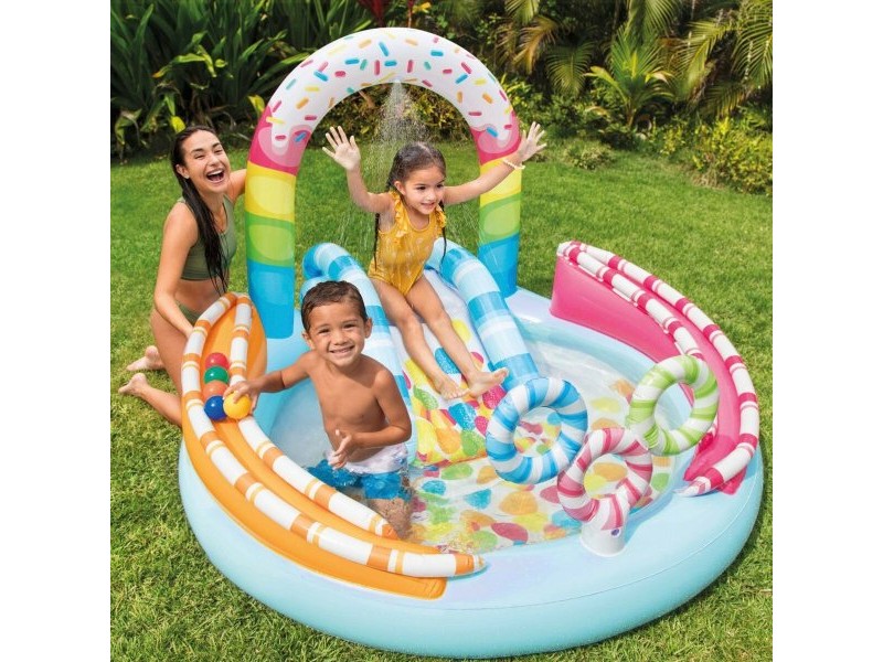 Детски басейн Intex Бонбони 165 L 170 x 122 x 168 cm (2 броя)