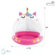 Детски басейн Intex Котка Еднорог 45 L 101 x 102 x 102 cm (6 броя)